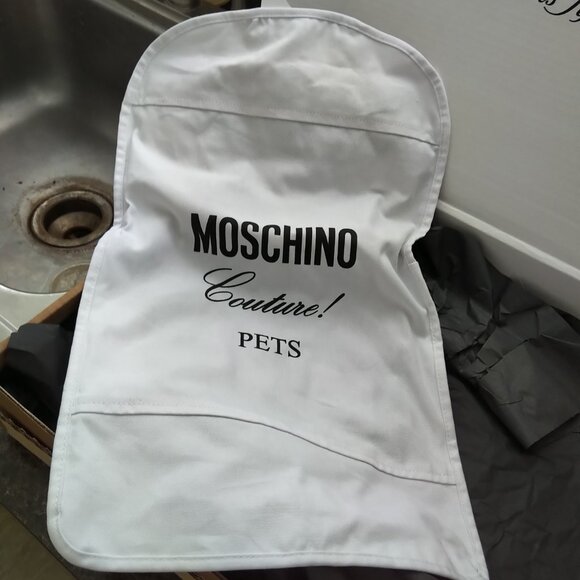 Saks Moschino Couture Black Pet Jacket w/ Garment Bag Hanger & Box Ret. $245.00 - Picture 2 of 8